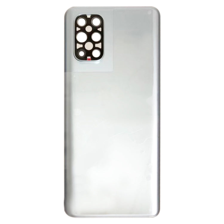 For OnePlus 8T+ 5G Battery Back Cover with Camera Lens Cover (Silver)