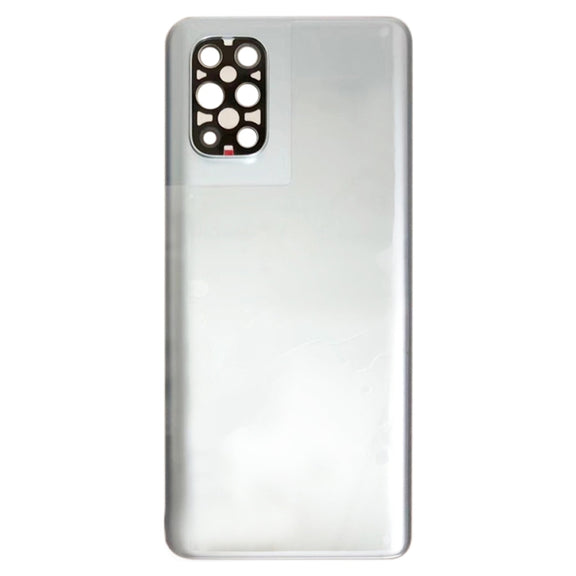 For OnePlus 8T+ 5G Battery Back Cover with Camera Lens Cover (Silver)