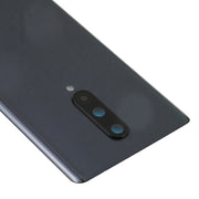 For OnePlus 8 Battery Back Cover with Camera Lens Cover (Black)