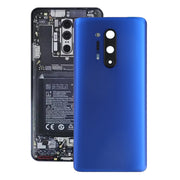 For OnePlus 8 Pro Battery Back Cover with Camera Lens Cover (Blue)