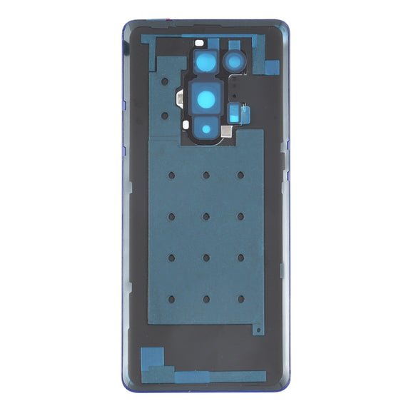 For OnePlus 8 Pro Battery Back Cover with Camera Lens Cover (Blue)