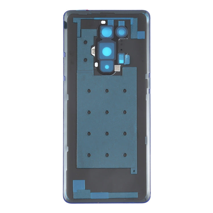For OnePlus 8 Pro Battery Back Cover with Camera Lens Cover (Blue)
