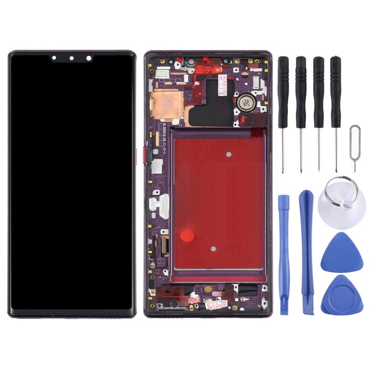 Original OLED LCD Screen for Huawei Mate 30 Pro Digitizer Full Assembly with Frame (Purple)