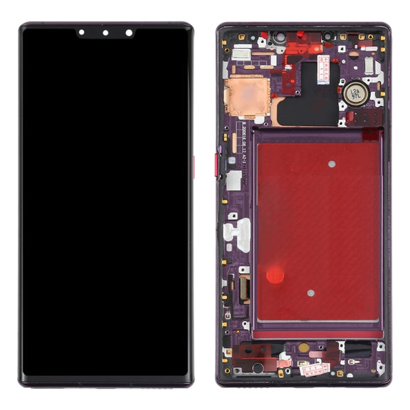 Original OLED LCD Screen for Huawei Mate 30 Pro Digitizer Full Assembly with Frame (Purple)