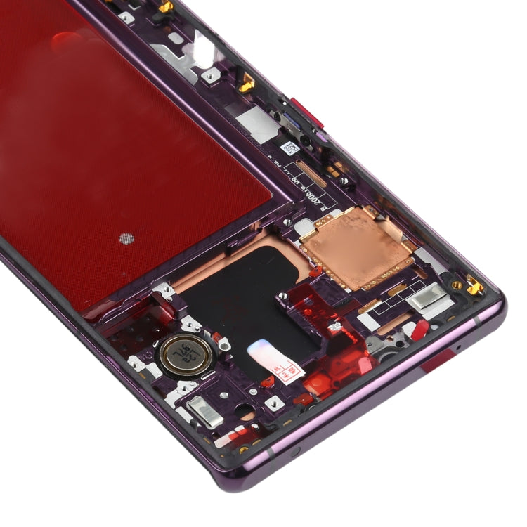 Original OLED LCD Screen for Huawei Mate 30 Pro Digitizer Full Assembly with Frame (Purple)