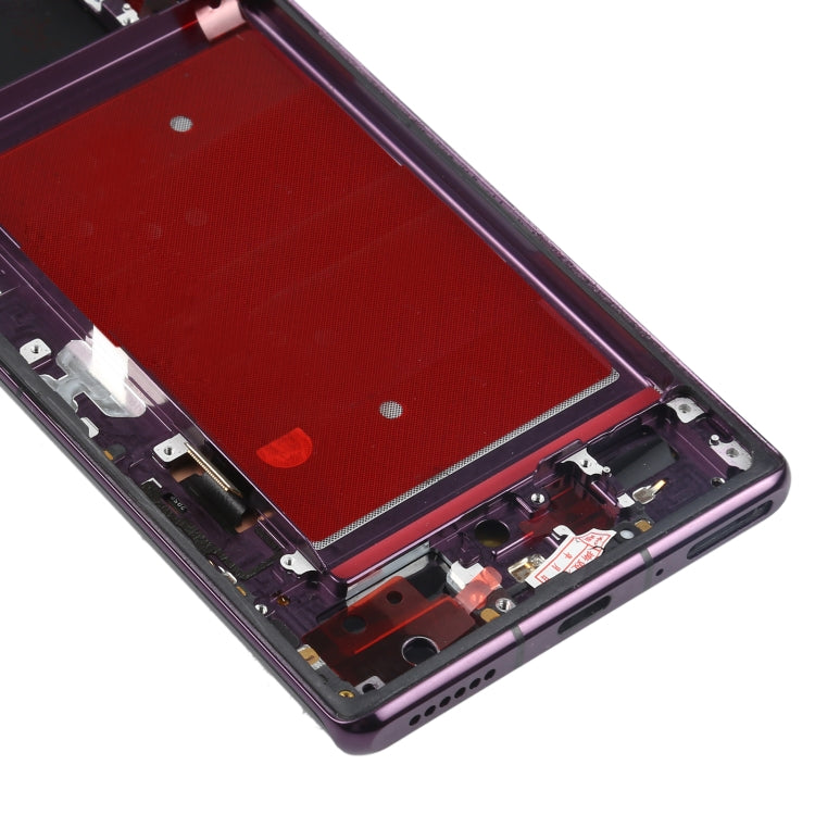 Original OLED LCD Screen for Huawei Mate 30 Pro Digitizer Full Assembly with Frame (Purple)