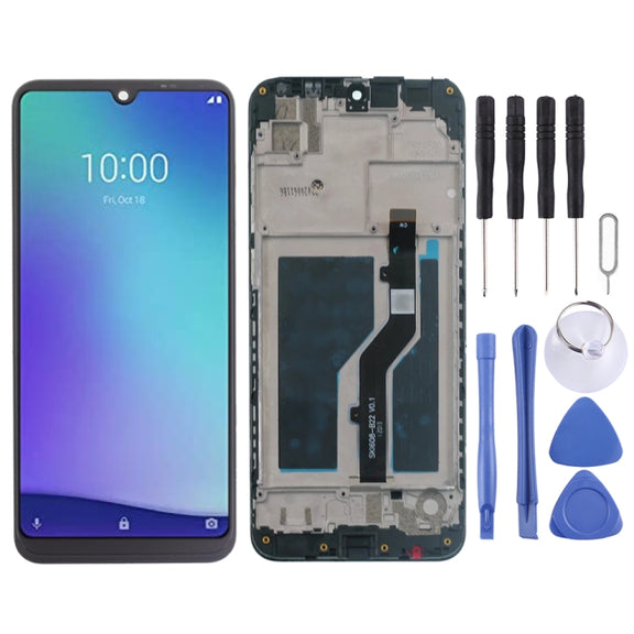 OEM LCD Screen for ZTE Blade A5 2020  Digitizer Full Assembly with Frame���Black)