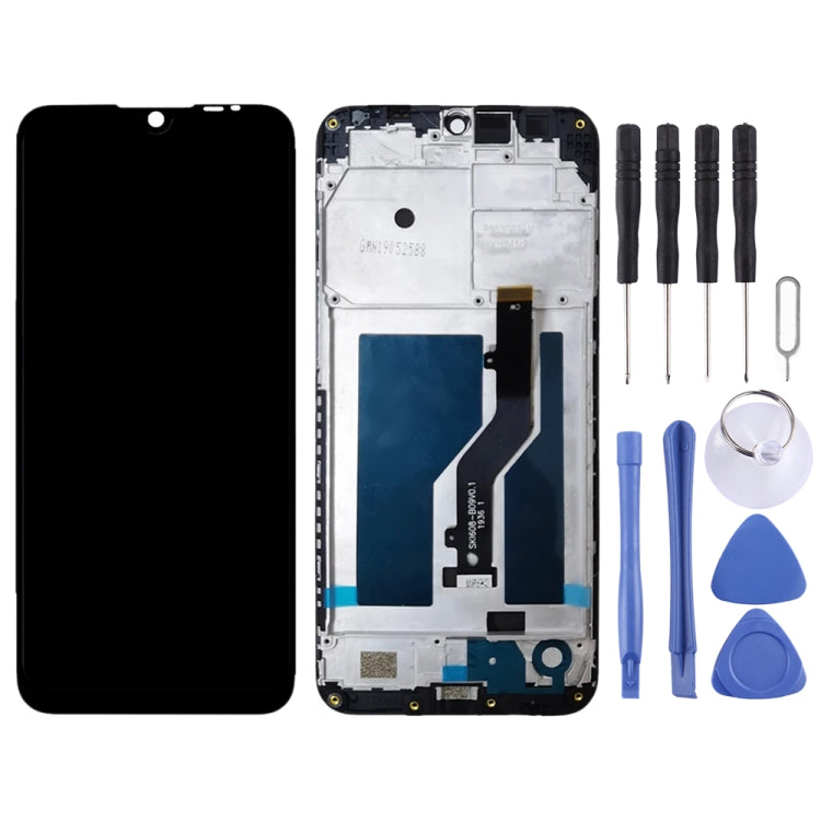 OEM LCD Screen for ZTE Blade A7 2019 2019RU  Digitizer Full Assembly with Frame���Black)