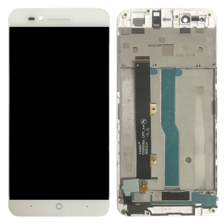 OEM LCD Screen for ZTE Blade A610 / A610C / A612  Digitizer Full Assembly with Frame���White)