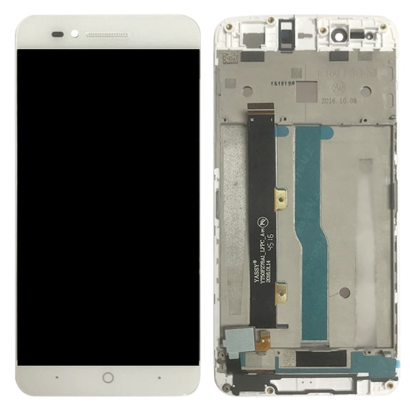 OEM LCD Screen for ZTE Blade A610 / A610C / A612  Digitizer Full Assembly with Frame���White)