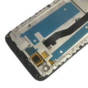 OEM LCD Screen for ZTE Blade V8 Lite  Digitizer Full Assembly with Frame���Black)