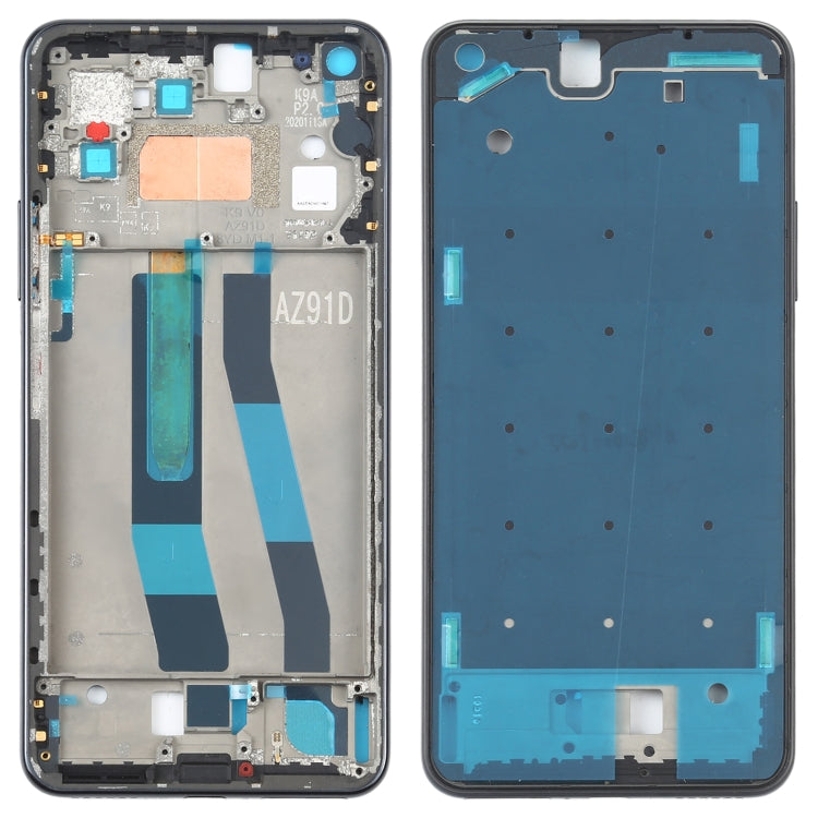 Original Front Housing LCD Frame Bezel Plate for Xiaomi Mi 11 Lite 5G / Mi 11 Youth/11 Lite 5G NE(Black)