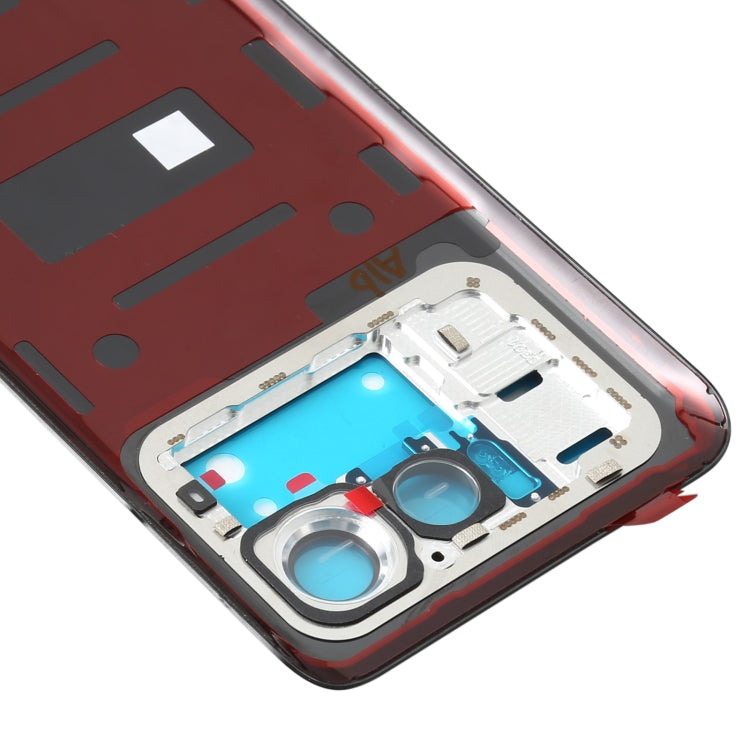 Original Ceramics Battery Back Cover for Xiaomi Mi 11 Ultra M2102K1G(Black)