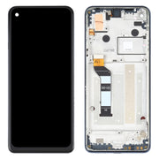 Original LCD Screen for Motorola One Action XT2013-1 XT2013-2 XT2013-4 Digitizer Full Assembly with Frame (Blue)