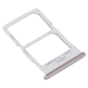 SIM Card Tray + NM Card Tray for Huawei Nova 7i (Silver)