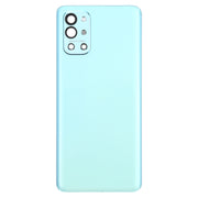 For OnePlus 9R Battery Back Cover With Camera Lens (Blue)