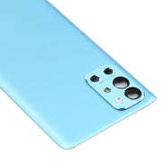 For OnePlus 9R Battery Back Cover With Camera Lens (Blue)