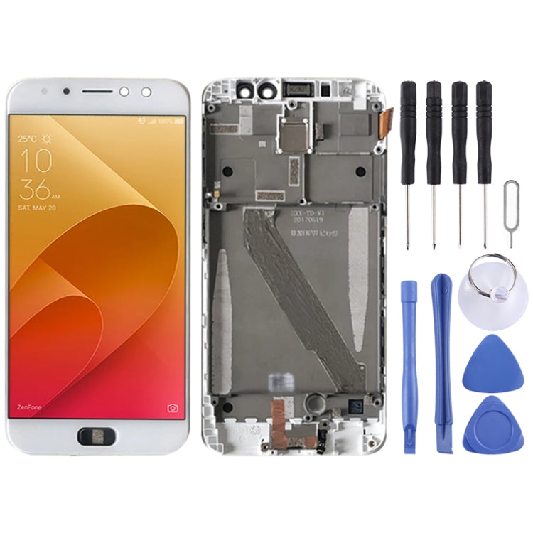 OEM LCD Screen for Asus ZenFone 4 Selfie Pro ZD552KL Z01MD  Digitizer Full Assembly with Frame���White)