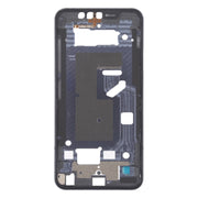 Front Housing LCD Frame Bezel Plate for LG G8s ThinQ LMG810 LM-G810 LMG810EAW (Black)