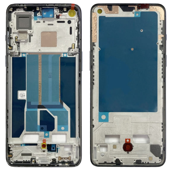 For OnePlus Nord 2 5G DN2101 DN2103 Middle Frame Bezel Plate (Blue)