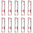 For Huawei Mate 40 10 PCS Front Housing Adhesive - Adhesive Sticker by PMC TechLife | Online Shopping South Africa | PMC TechLife