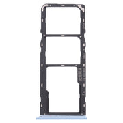 For OPPO Realme C11 (2021) RMX3231 SIM Card Tray + SIM Card Tray + Micro SD Card Tray (Blue)