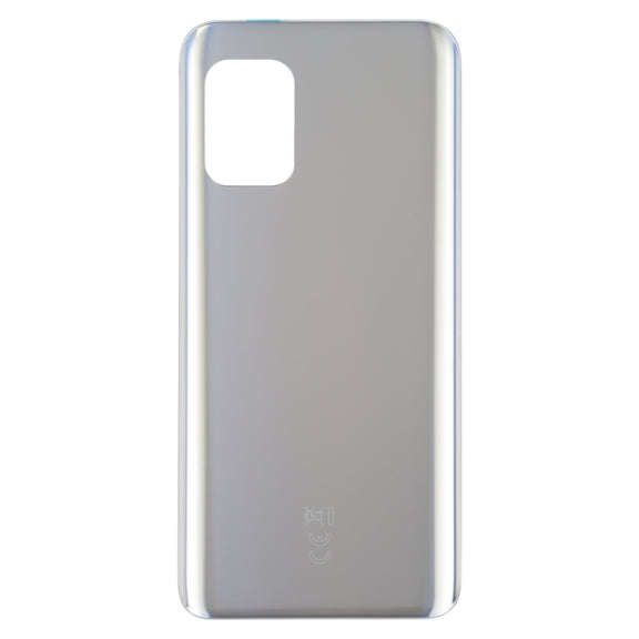 Glass Battery Back Cover with Adhesive for Asus Zenfone 8 ZS590KS(Jet Silver)