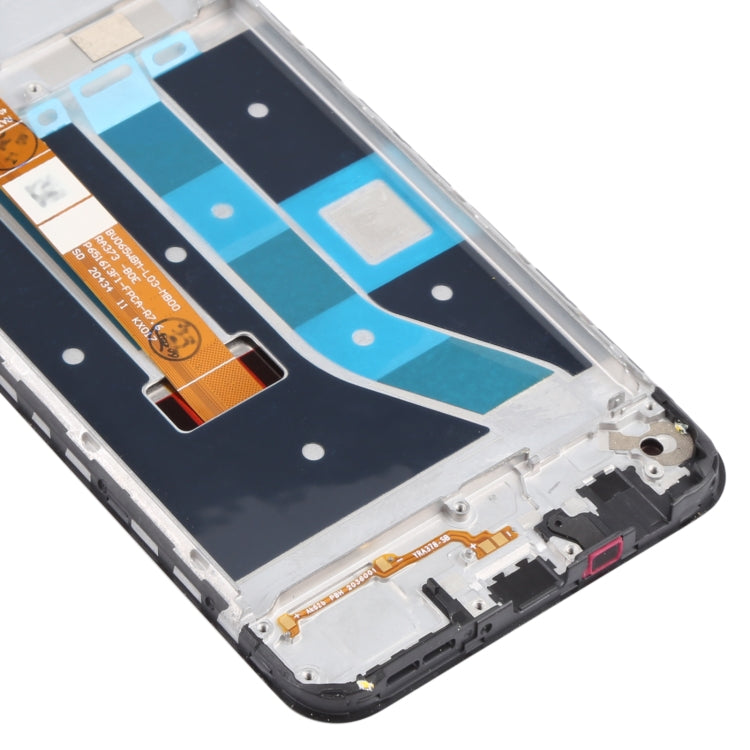 LCD Screen and Digitizer Full Assembly With Frame for OPPO Realme 7i / Realme C17 RMX2101 RMX2103
