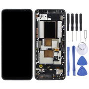 Original AMOLED LCD Screen for Asus ROG Phone 5 ZS673KS 1B048IN I005DB I005DA Digitizer Full Assembly with Frame���Black)