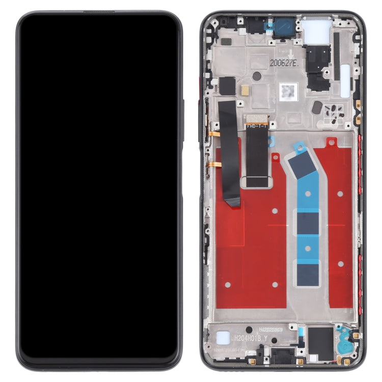 OEM LCD Screen for Honor X10 Pro Digitizer Full Assembly with Frame (Black)
