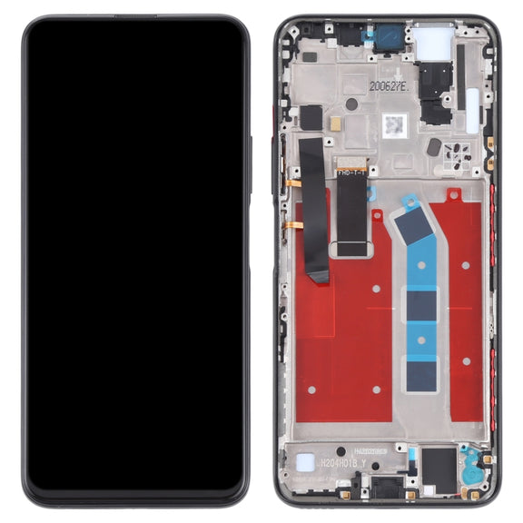 OEM LCD Screen for Honor X10 Pro Digitizer Full Assembly with Frame (Black)