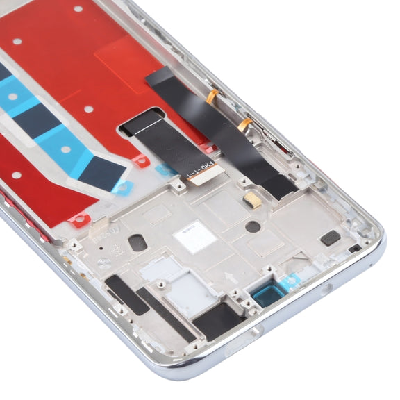 OEM LCD Screen for Honor X10 Pro Digitizer Full Assembly with Frame(Silver)