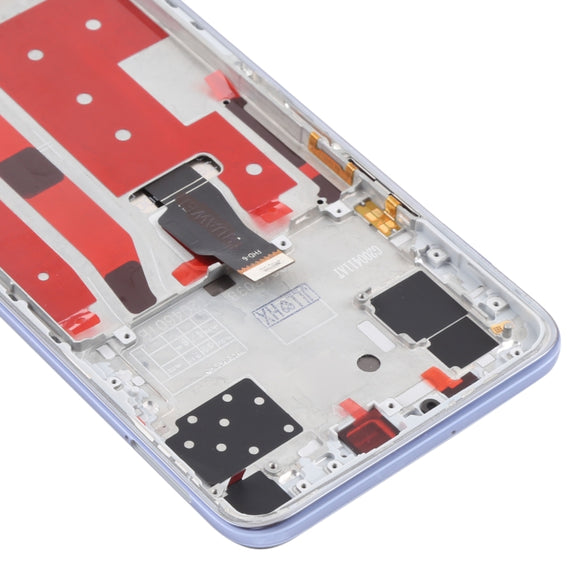 Original LCD Screen for Huawei P40 Lite 5G Digitizer Full Assembly With Frame(Purple)
