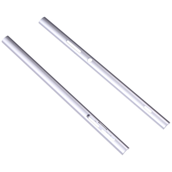 1 Pair Metal Side Part Sidebar For Sony Xperia XA2 Ultra (Silver)