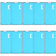 10 PCS Original Front Housing Adhesive for Sony Xperia Z3 - Adhesive Sticker by PMC TechLife | Online Shopping South Africa | PMC TechLife