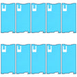 10 PCS Original Front Housing Adhesive for Sony Xperia Z5 Compact - Adhesive Sticker by PMC TechLife | Online Shopping South Africa | PMC TechLife