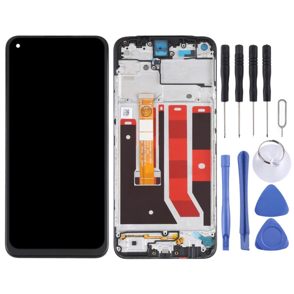 Original LCD Screen and Digitizer Full Assembly With Frame for OPPO A32 PDVM00