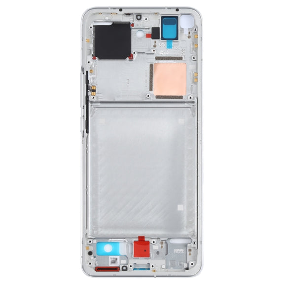 Original Front Housing LCD Frame Bezel Plate for Xiaomi Mi 11 Pro M2102K1AC (Silver)
