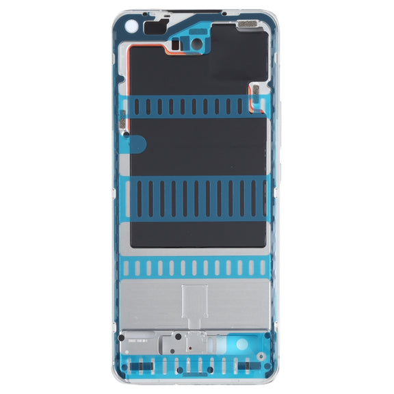 Original Front Housing LCD Frame Bezel Plate for Xiaomi Mi 11 Pro M2102K1AC (Silver)
