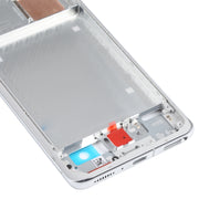 Original Front Housing LCD Frame Bezel Plate for Xiaomi Mi 11 Pro M2102K1AC (Silver)