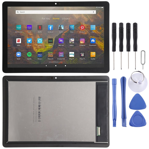 OEM LCD Screen for Amazon Fire HD 10 (2021) T76N2B T76N2P with Digitizer Full Assembly (Black)