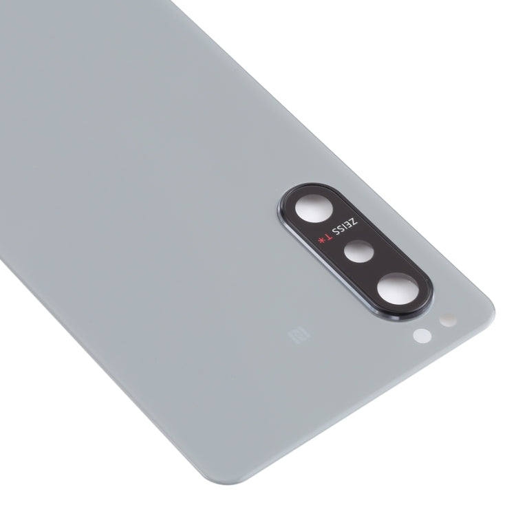 Battery Back Cover with Camera Lens Cover for Sony Xperia 5 II(Grey)