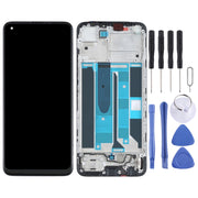 LCD Screen and Digitizer Full Assembly with Frame for OPPO Realme 8 4G