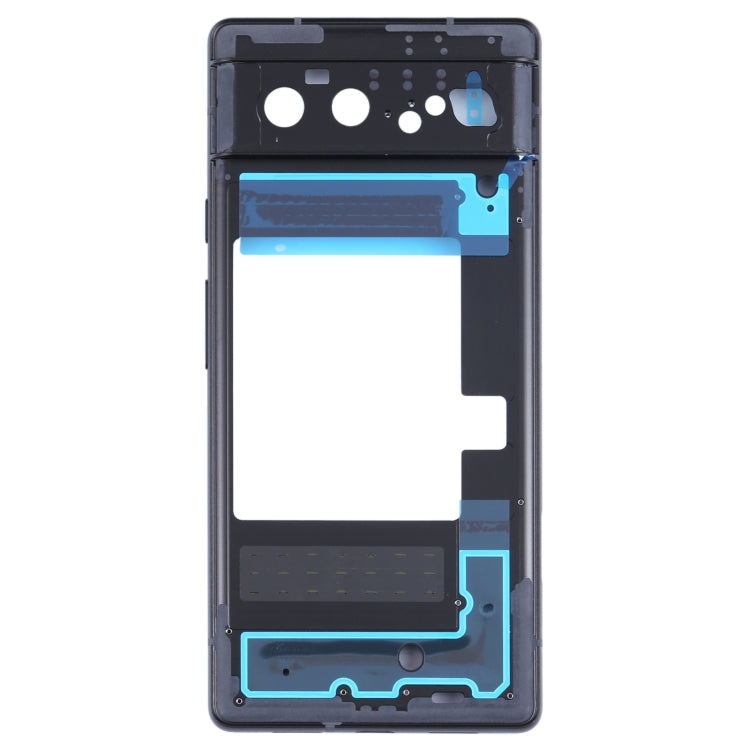 Original Middle Frame Bezel Plate for Google Pixel 6(Black)