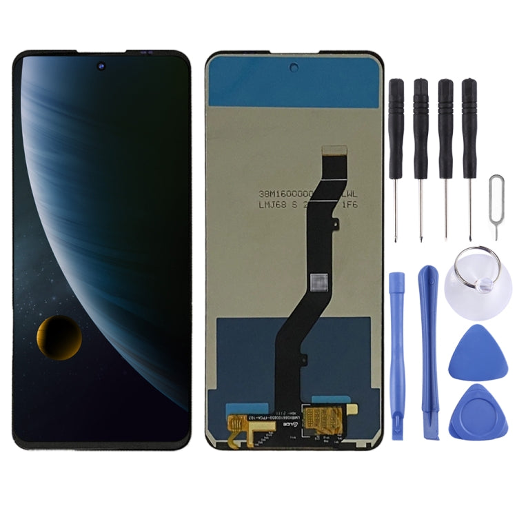 OEM LCD Screen for ZTE Blade V30 9030 with Digitizer Full Assembly (Black)