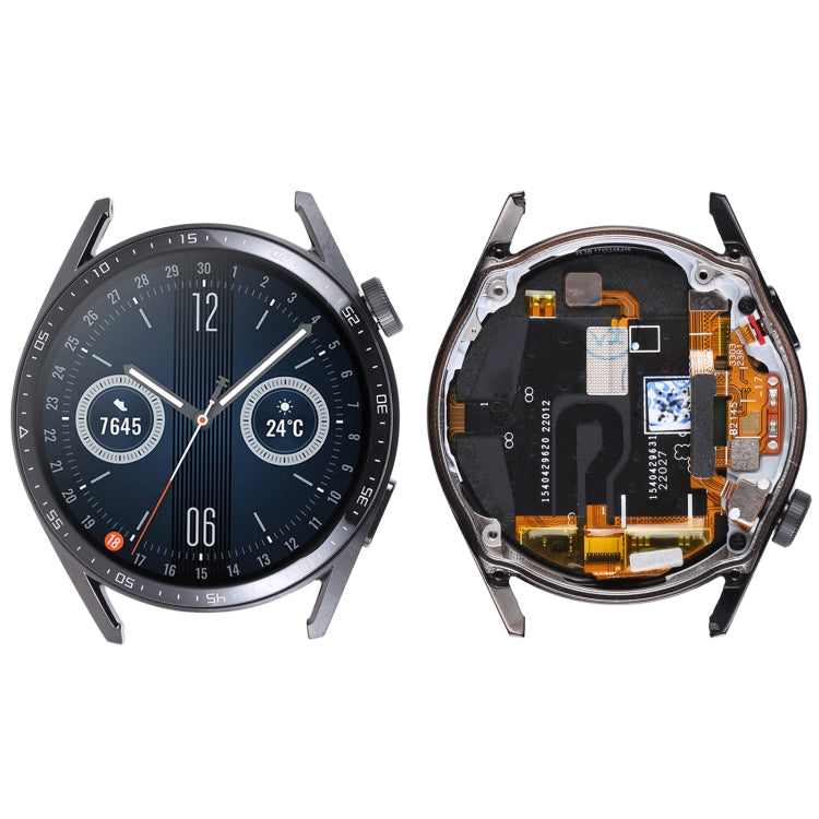 For Huawei Watch GT 3 46mm Single Cable Edition Original LCD Screen Digitizer Full Assembly With Frame (Black)