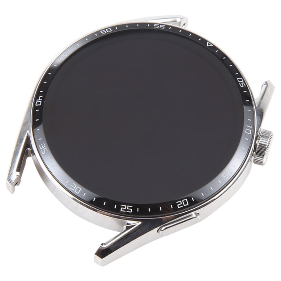 For Huawei Watch GT 3 46mm Single Cable Edition Original LCD Screen Digitizer Full Assembly With Frame (Silver)