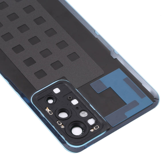 For OnePlus 9RT 5G MT2110 MT2111 Original Glass Battery Back Cover with Camera Lens (Blue)