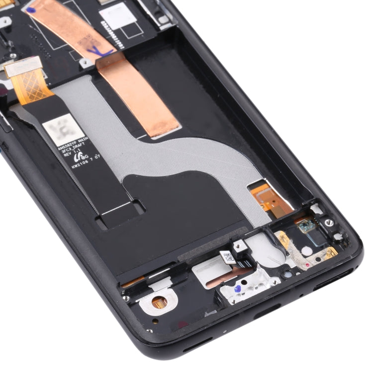 Original AMOLED LCD Screen for Asus Zenfone 8 ZS590KS Digitizer Full Assembly with Frame���Black)