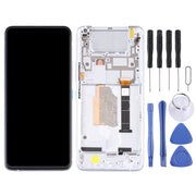 Original LCD Screen for Asus Zenfone 8 Flip ZS672KS Digitizer Full Assembly with Frame���Silver)
